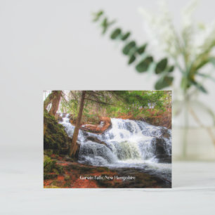 Garwin Falls, New Hampshire scenic photo, Postcard