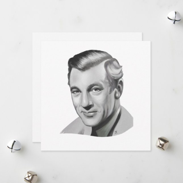 Gary Cooper Holiday Card (Front/Back In Situ)