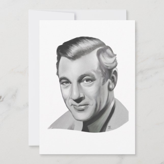 Gary Cooper Thank You Card (Front)