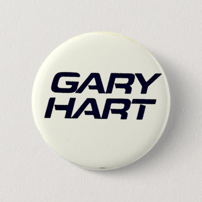 Gary Hart - Button (Front)