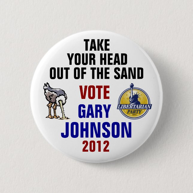 Gary Johnson 2012 button (Front)