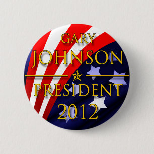 Gary Johnson 2012 Presidential Button