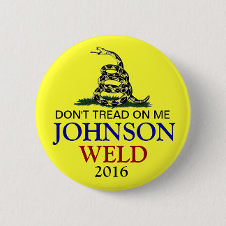 GARY JOHNSON 2016 6 CM ROUND BADGE