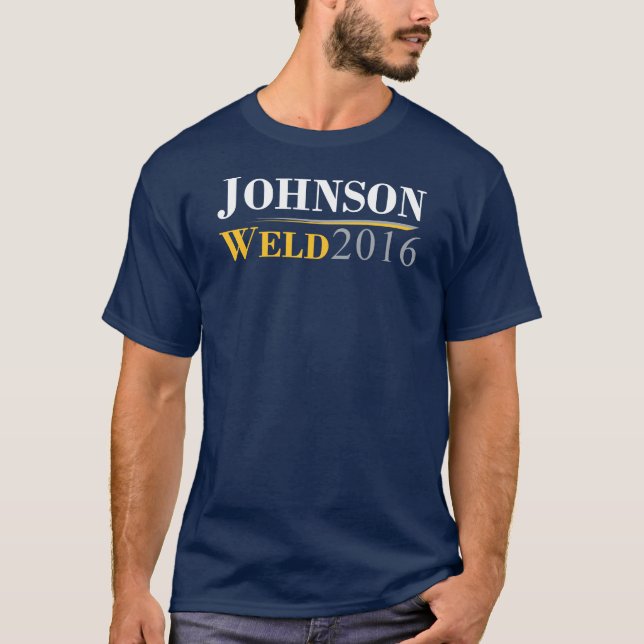 Gary Johnson - Bill Weld 2016 Campaign Logo T-Shirt (Front)
