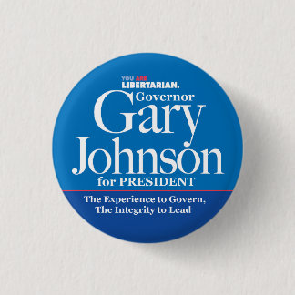 Gary Johnson Button