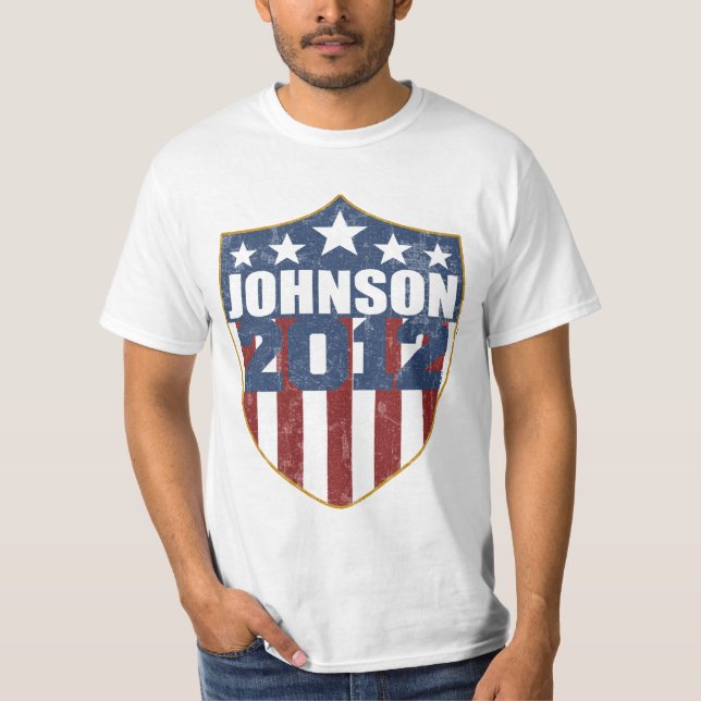 Gary Johnson for President in 2012 T-Shirt (Front)