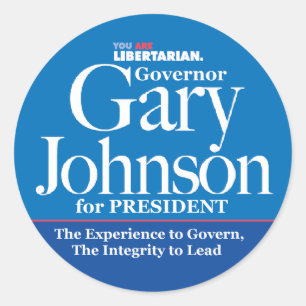 Gary Johnson Stickers