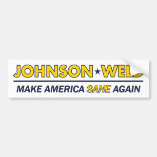 Gary Johnson / Weld Libertarian Bumper Sticker