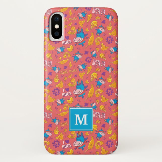 Gary Pattern Monogram Phone Case (Back)