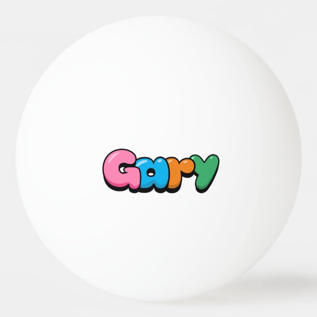 Gary Ping Pong Ball (Front)
