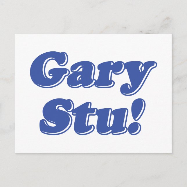 Gary Stu! Postcard (Front)