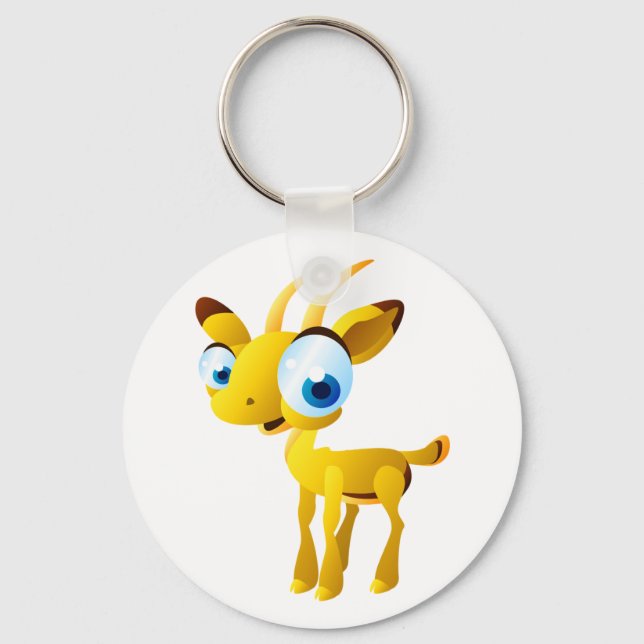 Gary The Gazelle Key Ring (Front)
