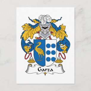 Garza Family Crest Postcard