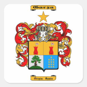 Garza Square Sticker