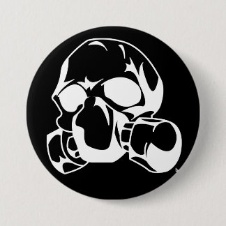Gas 7.5 Cm Round Badge