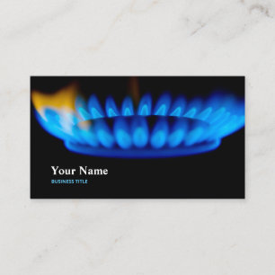 Gas Fitter Service Technician Business Card