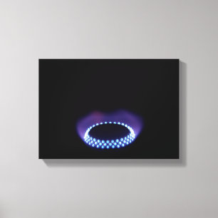 Gas flame canvas print