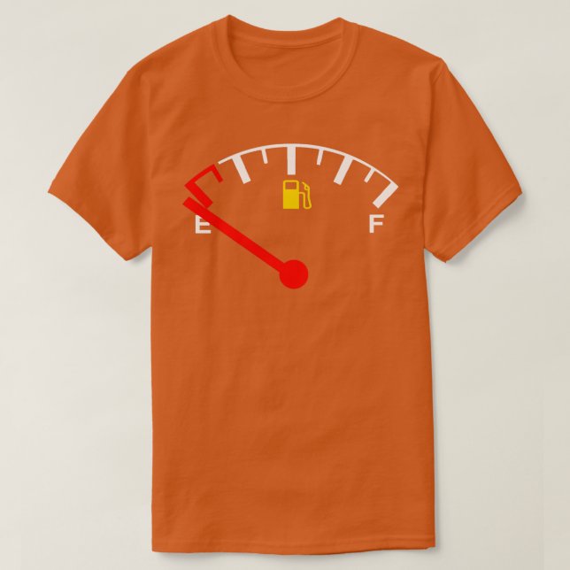 Gas Fuel Empty Tank Funny Inflation  Novelty  (Design Front)