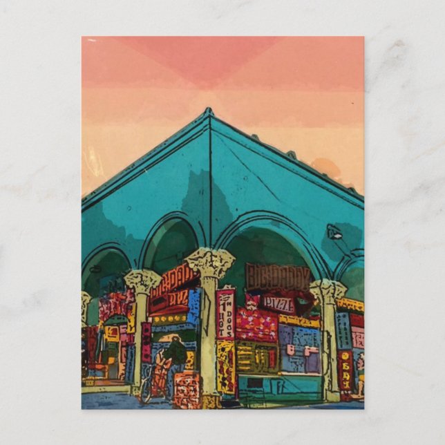 Gas House - Venice Beach California Postcard (Front)