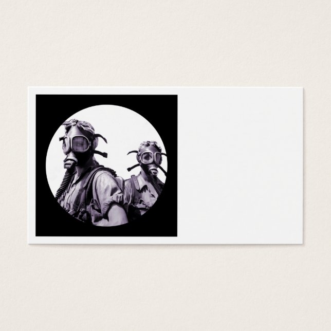 Gas Mask Girls in Purple (Front)