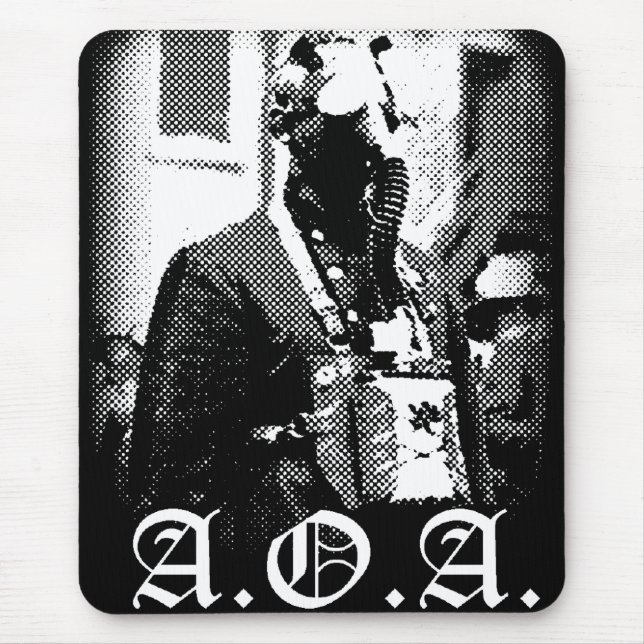 gas mask mouse mat (Front)