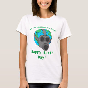 Gas Mask Planet T-Shirt