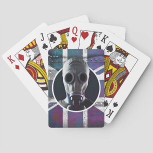 Gas Mask Playing Cards