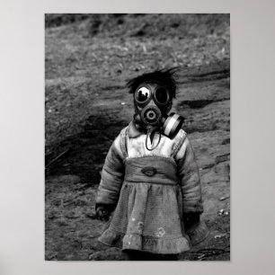gas mask poster