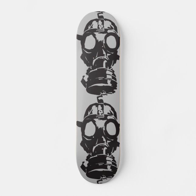GAS MASK SKATEBOARD (Front)