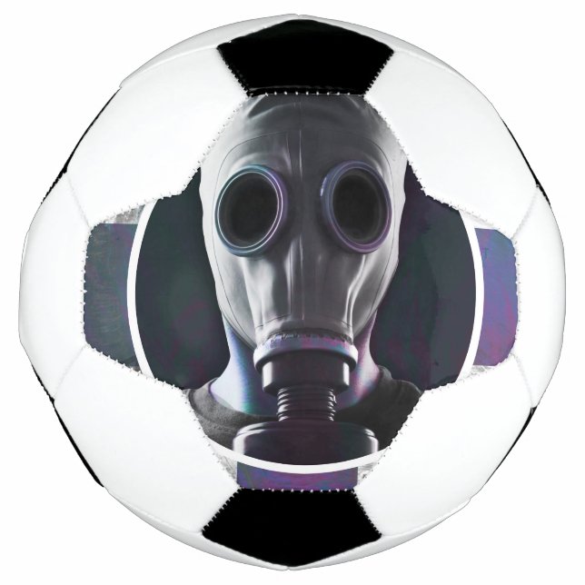 Gas Mask Soccer Ball (Front)