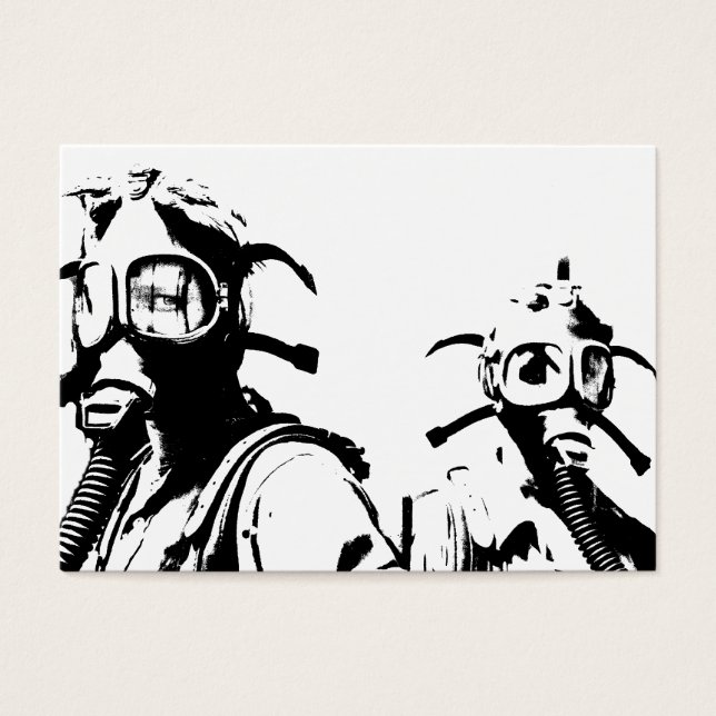Gas Masks in Black (Front)