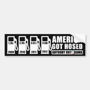 Gas Prices - Anybody but Obama Bumper Sticker