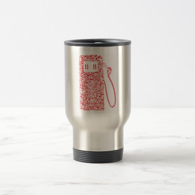 GAS PUMP made of SHIEKS Travel Mug (Center)