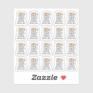 Gas Pump Petrol Bill Tracker Reminder Planner 