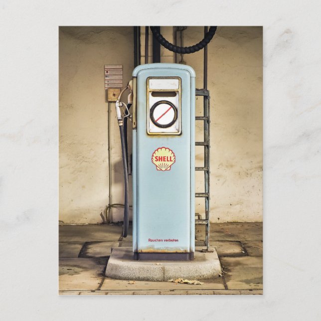 gas-pump postcard (Front)