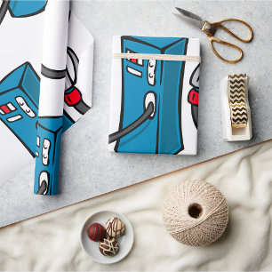 Gas Pump Wrapping Paper