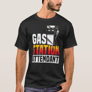 Gas Station Attendant Gas Pump Gasoline Fuel Premi T-Shirt