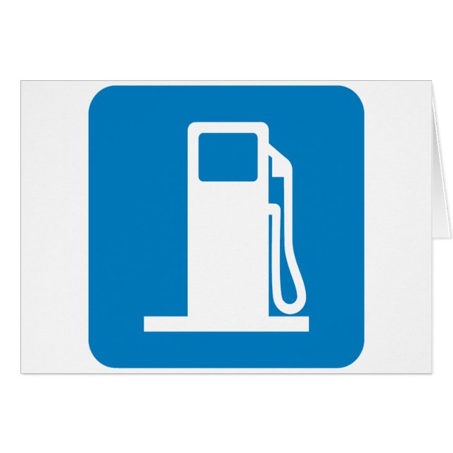 Gas Station Highway Sign (Front Horizontal)