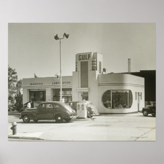 Gas Station Poster