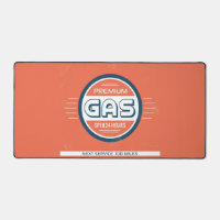 Gas Station Retro Label