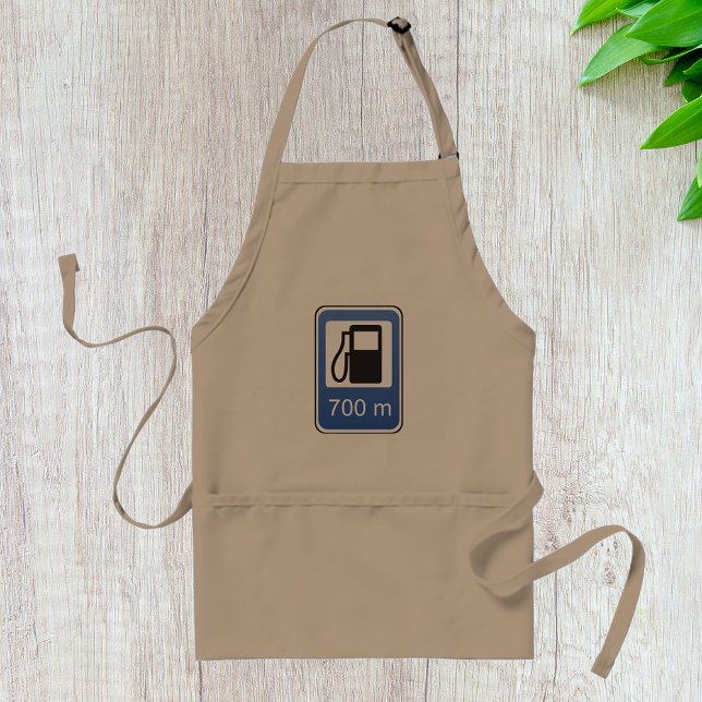 Gas Station Road Sign Apron (Creator Uploaded)