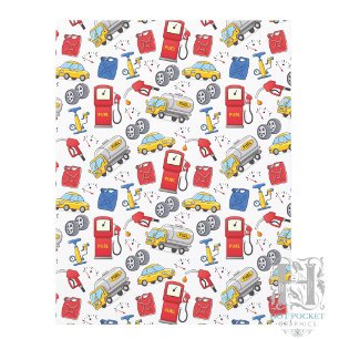 Gas Station Scrapbook Paper