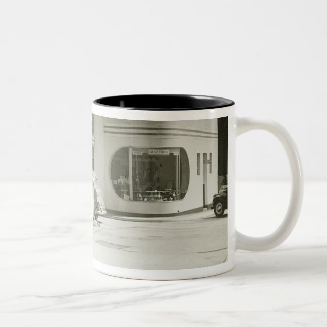 Gas Station Two-Tone Coffee Mug (Right)