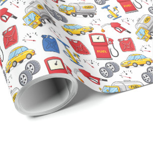 Gas Station Wrapping Paper