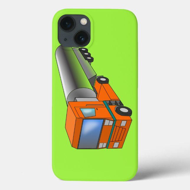 Gas Tanker Truck Heavy Transporter for Kids Case-Mate iPhone Case (Back)
