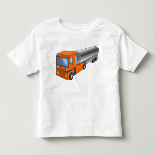 Gas Tanker Truck Heavy Transporter for Kids Toddler T-Shirt