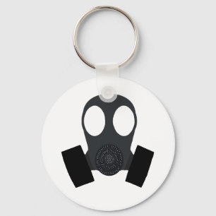 Gasmask Gas Mask Key Ring