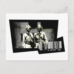 gasmask (postcard) postcard