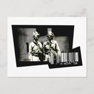 gasmask (postcard) postcard