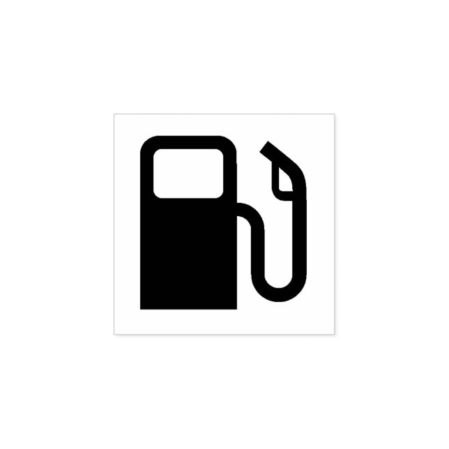 "Gasoline Pump" Rubber Stamp (Imprint)